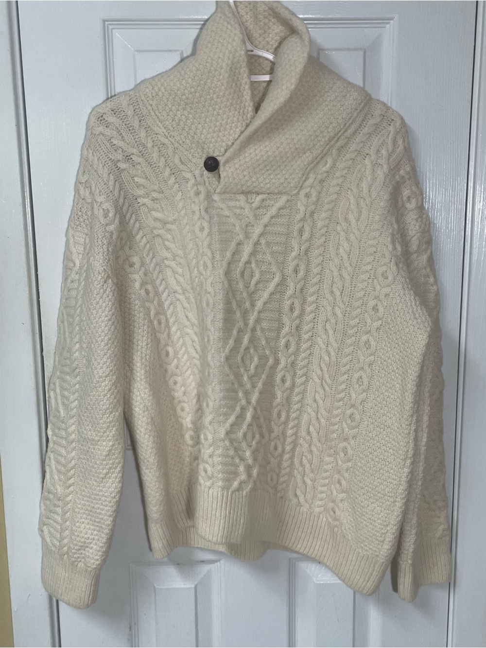 Original Aran Co. Sweater Men’s XL Xlarge Merino Wool Fisherman Grandpacore - Picture 3 of 8